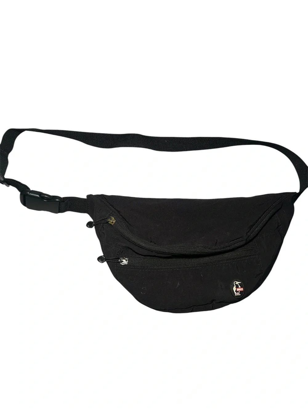 Chums Black Waist Pack Fanny Pack Trailway Hiking Outdoor Camp Active Waist bag